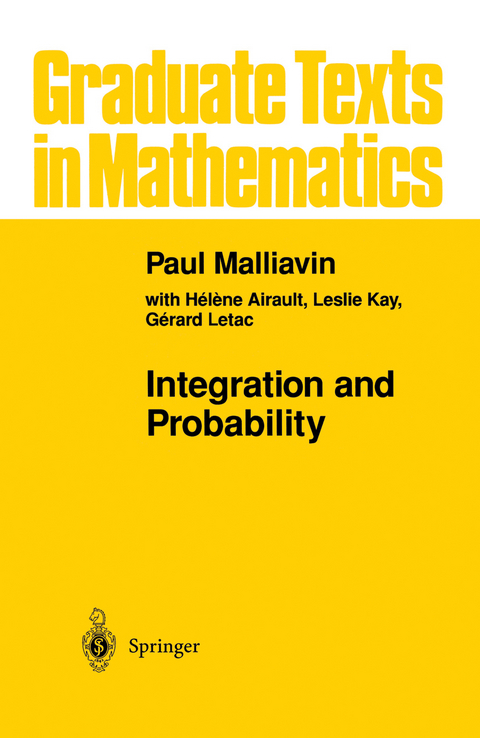 Integration and Probability - Paul Malliavin