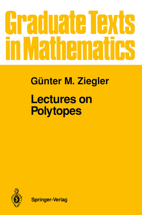 Lectures on Polytopes - Günter M. Ziegler