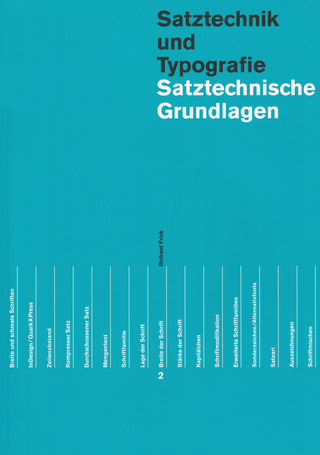 Satztechnische Grundlagen