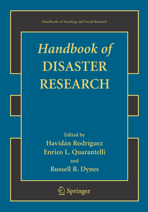 Handbook of Disaster Research - 