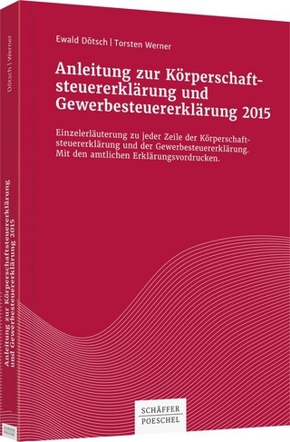 Anleitung zur Körperschaftsteuererklärung und Gewerbesteuererklärung 2015