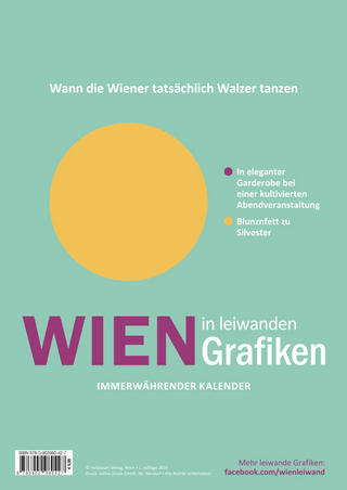 Wien in leiwanden Grafiken Kalender