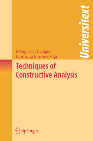 Techniques of Constructive Analysis
