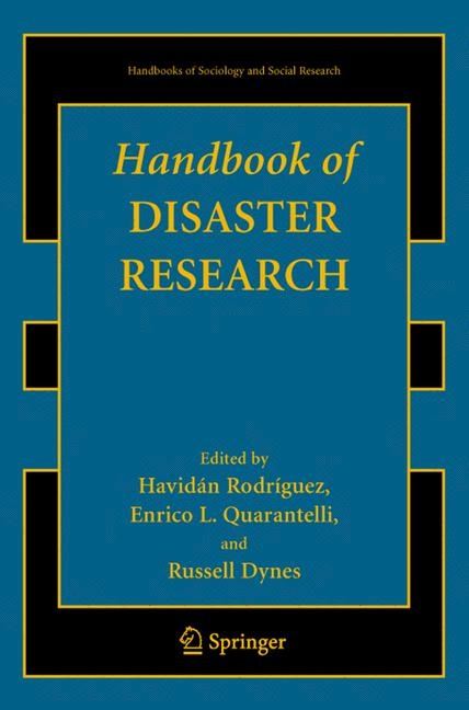 Handbook of Disaster Research - 