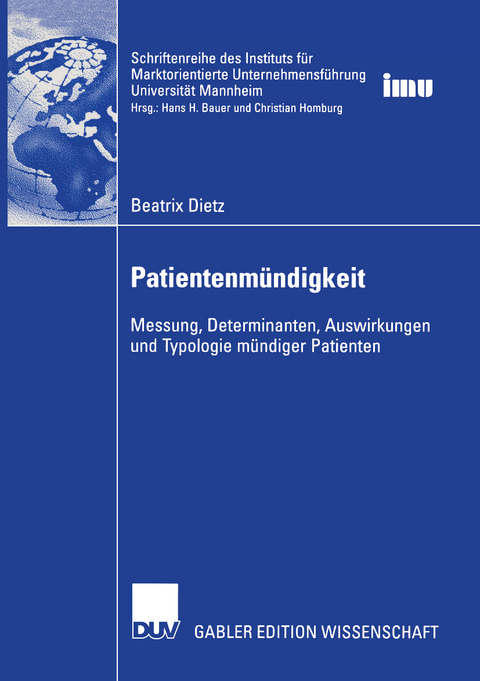 Patientenm&uuml;ndigkeit - Beatrix Dietz