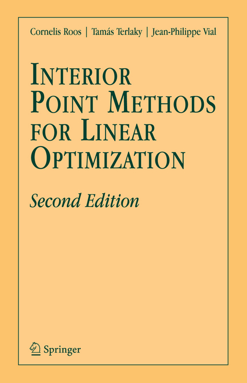 Interior Point Methods for Linear Optimization - Cornelis Roos, Tam&aacute;s Terlaky, J.-Ph. Vial