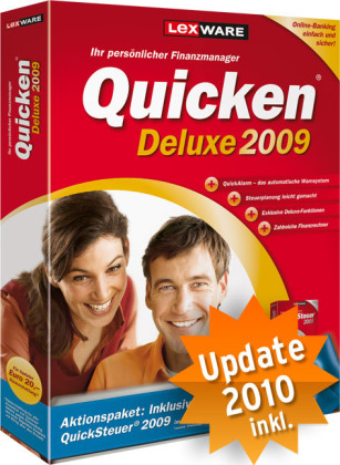 Quicken Deluxe 2009, 1 CD-ROM