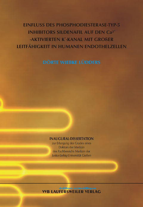 Einfluss des Phosphodiesterase-Typ-5 Inhibitors Sildenafil auf den Ca2+-aktivierten K+-Kanal mit gro&szlig;er Leitf&auml;higkeit in humanen Endothelzellen - D&ouml;rte L&uuml;dders