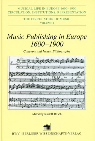 Music Publishing in Europe 1600-1900