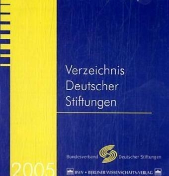 Verzeichnis Deutscher Stiftungen 2005
