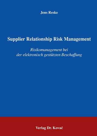 Supplier Relationship Risk Management
