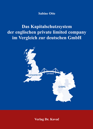 Das Kapitalschutzsystem der englischen private limited company im Vergleich zur deutschen GmbH