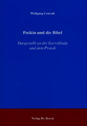 Pu&scaron;kin und die Bibel - Wolfgang Conradi