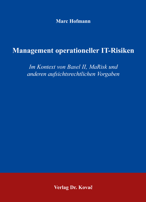 Management operationeller IT-Risiken - Marc Hofmann