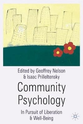 Community Psychology - Geoffrey Nelson, Isaac Prilleltensky