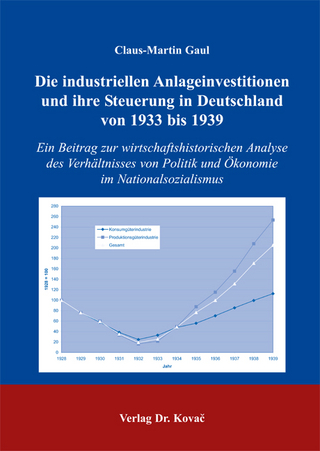 Die industriellen Anlageinvestitionen und ihre Steuerung in Deutschland von 1933 bis 1939