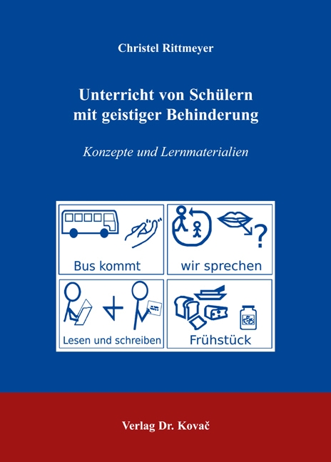 Unterricht von Sch&uuml;lern mit geistiger Behinderung - Christel Rittmeyer