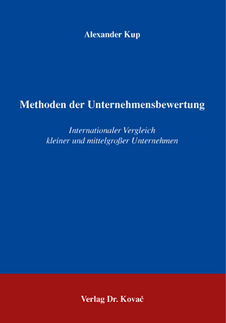 Methoden der Unternehmensbewertung