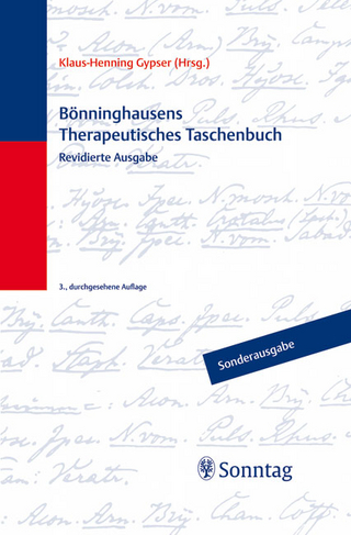 Bönninghausens Therapeutisches Taschenbuch - Revidierte Ausgabe (ohne CD-ROM)