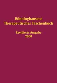 B&ouml;nninghausens Therapeutisches Taschenbuch (mit Demo-Programm auf CD-ROM) - 
