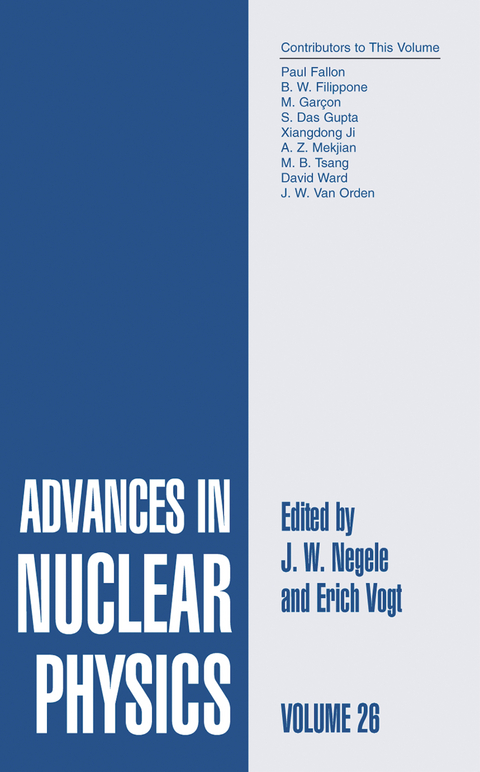 Advances in Nuclear Physics - 