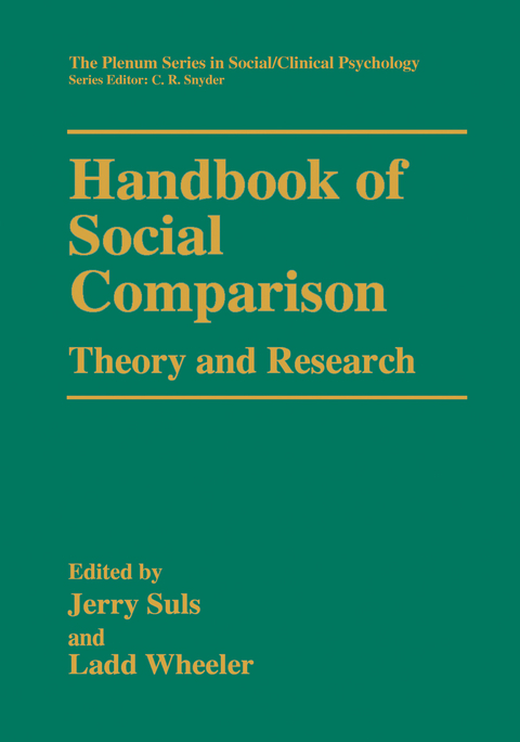 Handbook of Social Comparison - 