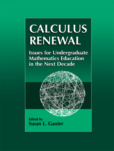 Calculus Renewal - Susan L. Ganter