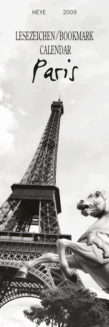 Paris Lesezeichenkalender 2009