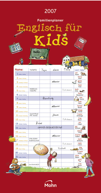 Englisch f&uuml;r Kids Familienkalender 2007