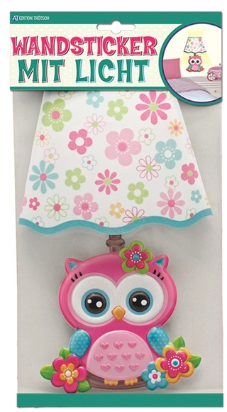Wandsticker mit Licht 