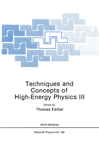 Techniques and Concepts of High-Energy Physics III