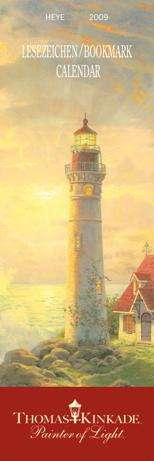 Kinkade Lesezeichenkalender 2009