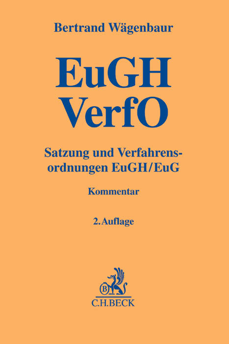 EuGH VerfO - Bertrand P. W&auml;genbaur