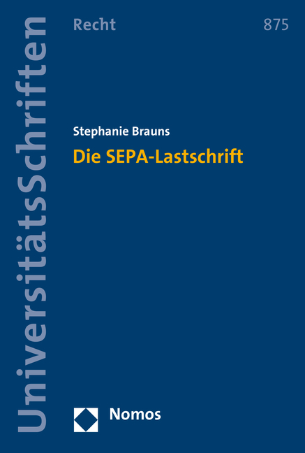 Die SEPA-Lastschrift - Stephanie Brauns