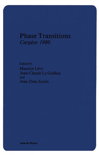 Phase Transitions Cargèse 1980
