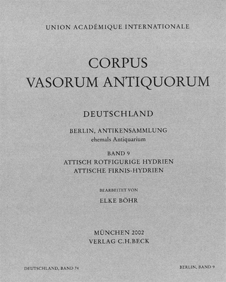 Corpus Vasorum Antiquorum Deutschland / Corpus Vasorum Antiquorum Bd. 74: Berlin Band 9