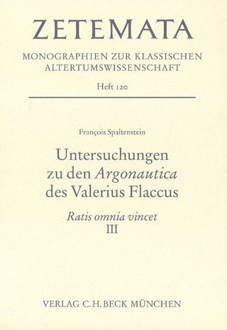 Zetemata / Untersuchungen zu den Argonautica des Valerius Flaccus