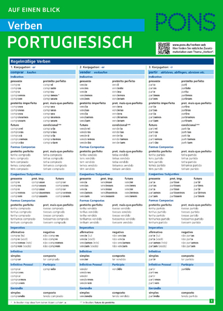 PONS Verben auf einen Blick Portugiesisch