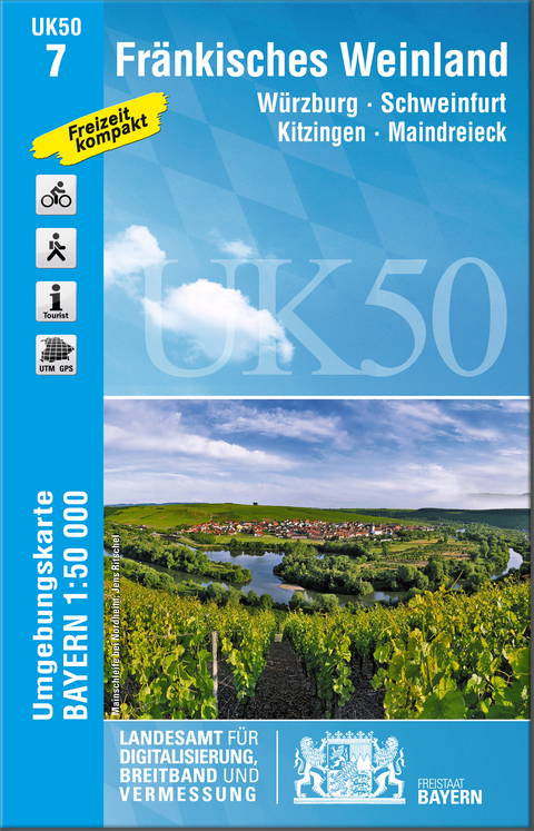 UK50-7 Fr&auml;nkisches Weinland - Breitband und Vermessung Landesamt f&uuml;r Digitalisierung  Bayern
