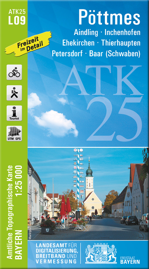 ATK25-L09 P&ouml;ttmes (Amtliche Topographische Karte 1:25000)