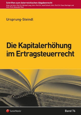 Die Kapitalerhöhung im Ertragsteuerrecht