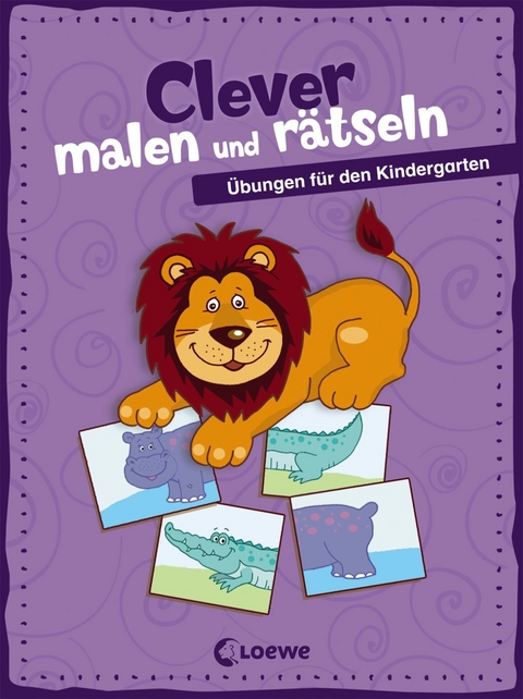 Clever malen und r&auml;tseln - &Uuml;bungen f&uuml;r den Kindergarten