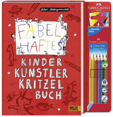 Fabelhaftes Kinder K&uuml;nstler Kritzelbuch -  Labor Ateliergemeinschaft