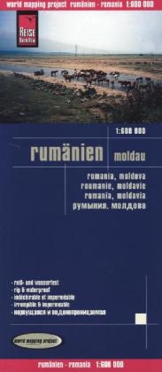 Reise Know-How Landkarte Rumänien, Moldau (1:600.000)