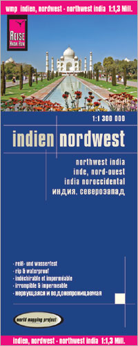 Reise Know-How Landkarte Indien, Nordwest (1:1.300.000)