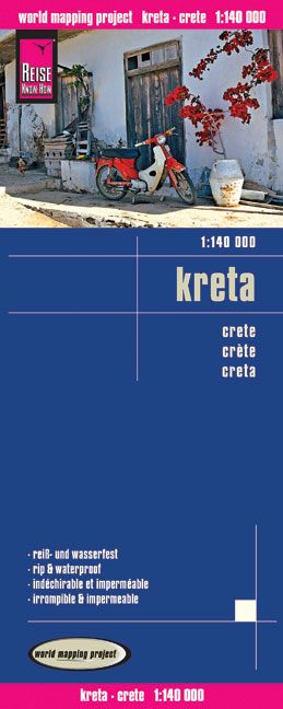 Reise Know-How Landkarte Kreta (1:140.000) - Peter Rump Verlag