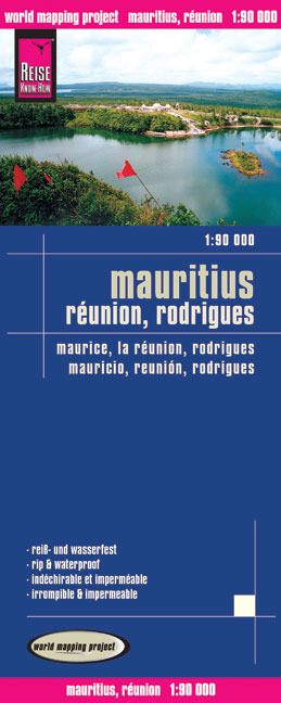 Reise Know-How Landkarte Mauritius, R&eacute;union, Rodrigues (1:90.000) - Peter Rump Verlag