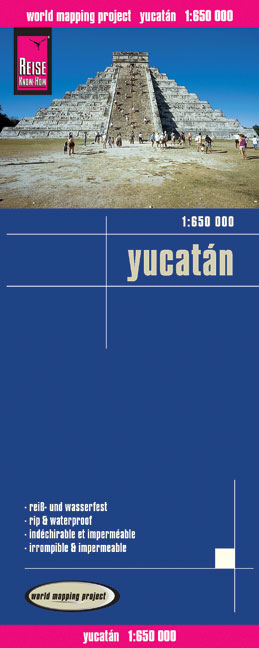 Reise Know-How Landkarte Yucatán (1:650.000)