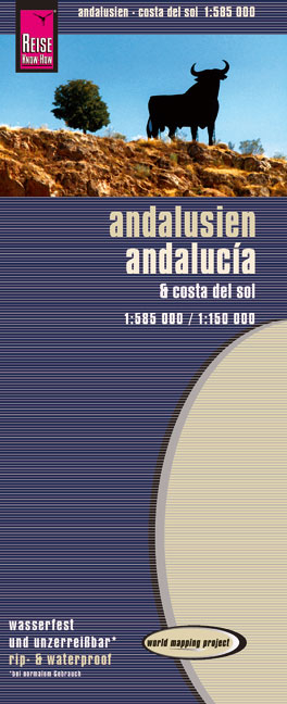Andalusien/ Costa del Sol 1:585000 / 1:150000