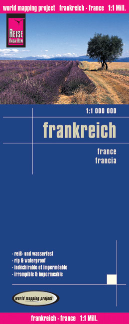 Reise Know-How Landkarte Frankreich (1:1.000.000) - Reise Know-How Verlag Reise Know-How Verlag Peter Rump